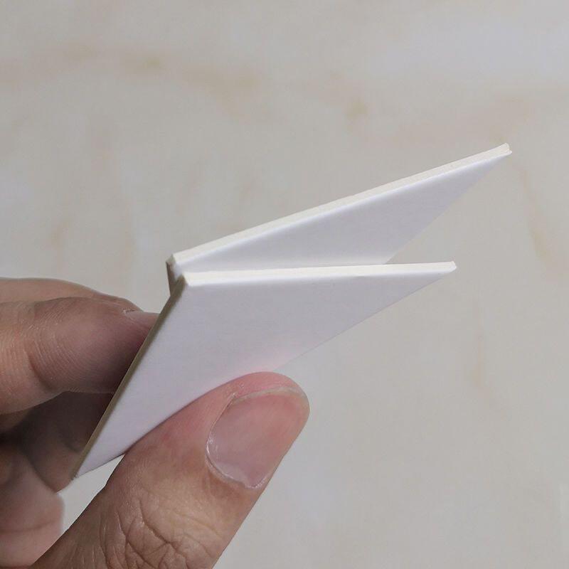 凭证装订三角片纸板全白卡脚会计财务装订长方形a4夹条角