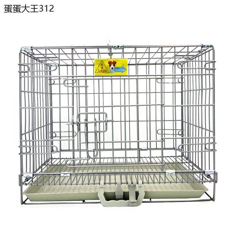 乐佳笼小型泰迪笼厕所折叠物笼通用猫笼鸡笼狗子中犬狗带宠兔笼