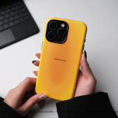 starry原创保持气质韩国菲林二合一适用iPhone17promax苹果14进口圆边15磨砂16高级感防摔手机壳黄色系简约