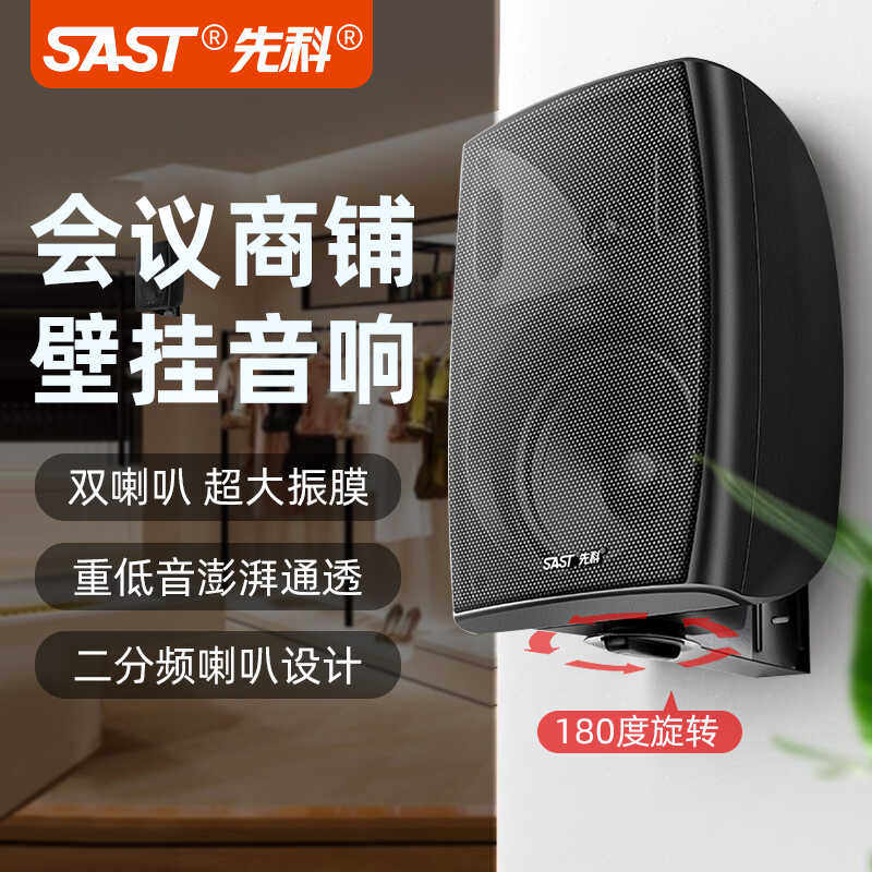 SAST/先科 P60音响喇叭商用超市会议家用餐厅广播背景音乐音箱