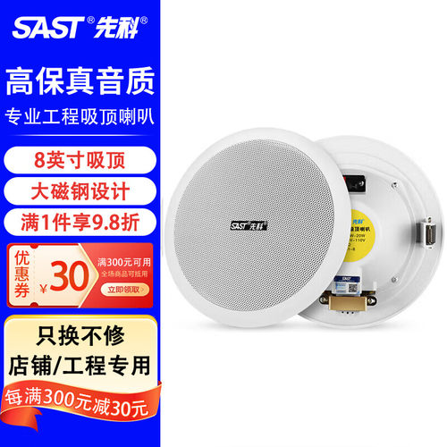 S1-8定压商场广播音箱先科