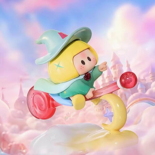 正版名创优品yoyo心愿魔法少女盲盒潮玩可爱车载转动摆件生日礼物