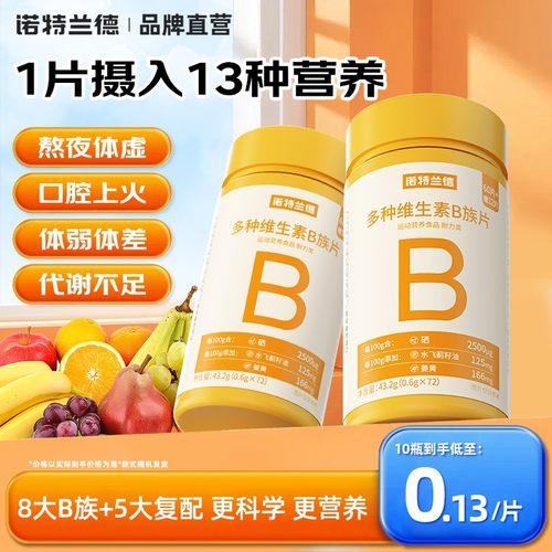 诺特兰德B族咀嚼片复合维生素