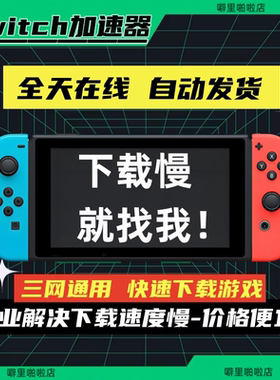 【自动发货】任天堂switch代理ns下载加速器/eshop商店2/dns加速