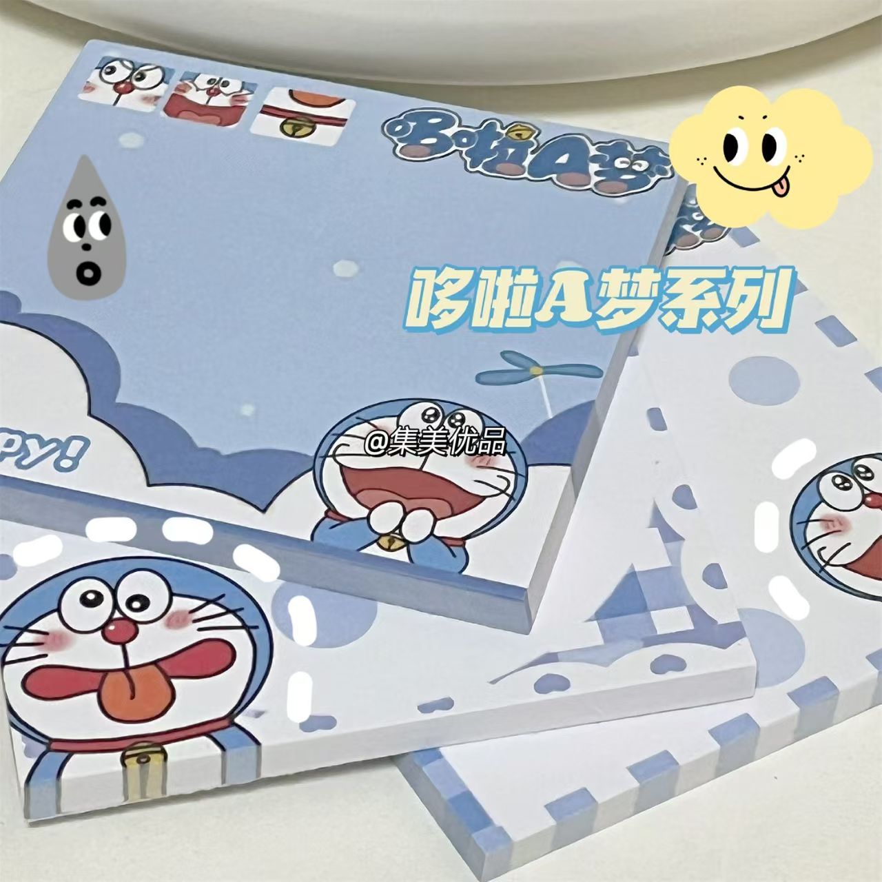 搞怪多啦A梦卡通便签本迷你便携