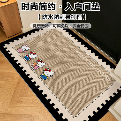 新款入户皮革地毯高级轻奢感可擦