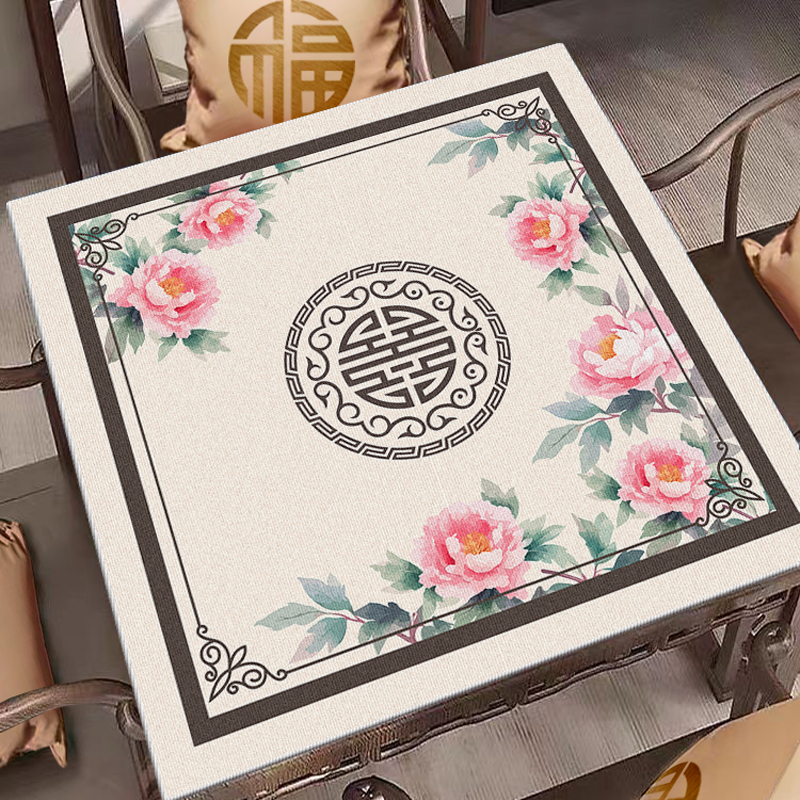 麻将桌布防滑加厚静音桌布耐磨