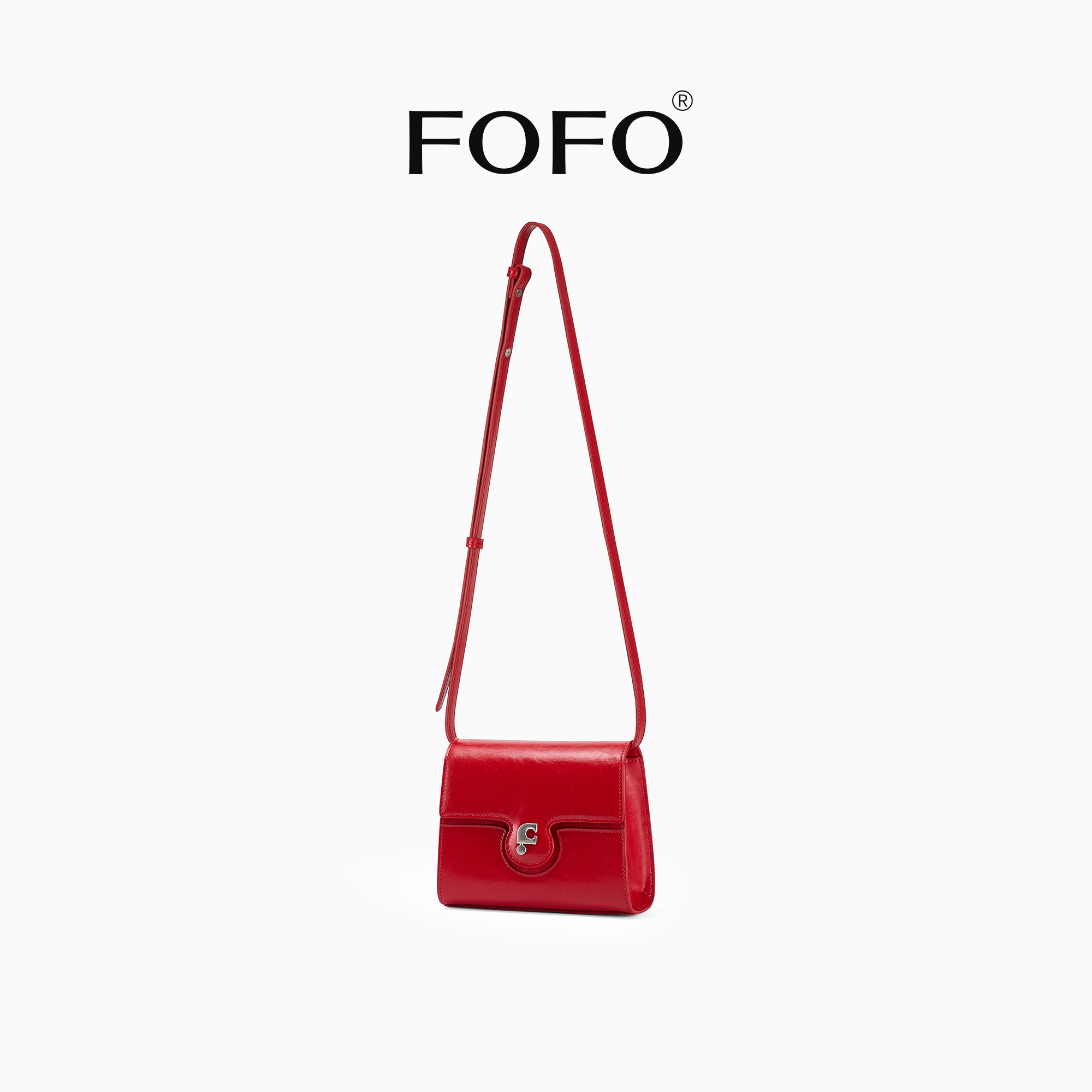 FOFO小拼块包原创斜挎包小众设计师高级感牛皮单肩豆腐包时尚百搭