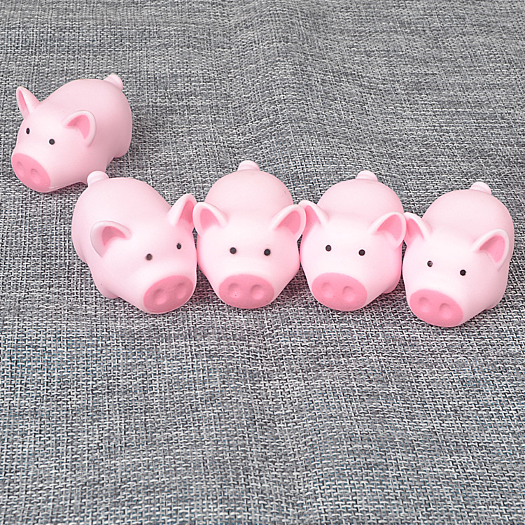 粉色发泄小猪 解压减压发声玩具逗猫玩具幼犬小犬耐咬捏捏叫粉猪