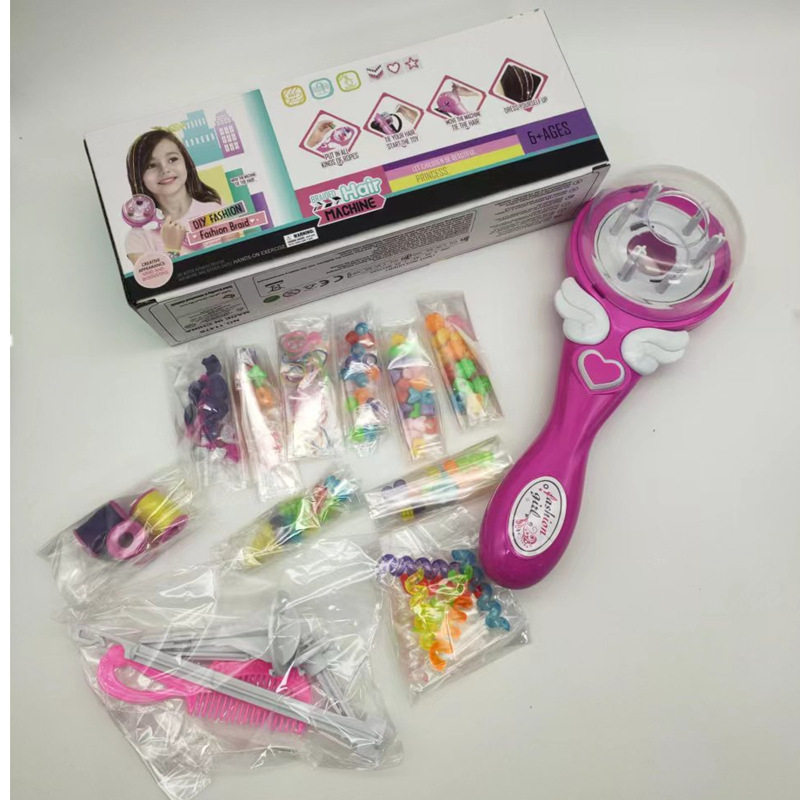 过家家女孩编发机玩具外贸儿童仿过家家玩具