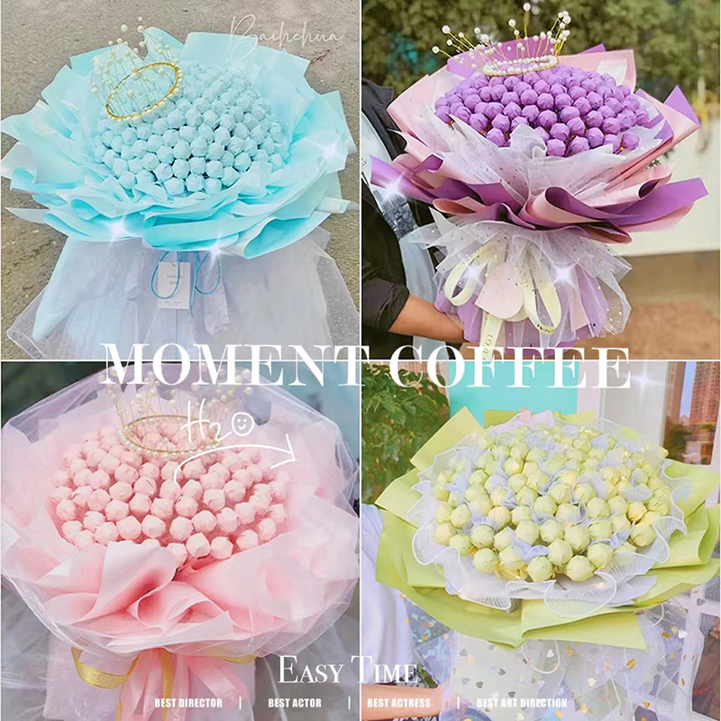 妇女节女王节棒棒糖零食花束DIY手工制作材料送女生闺蜜生日礼物