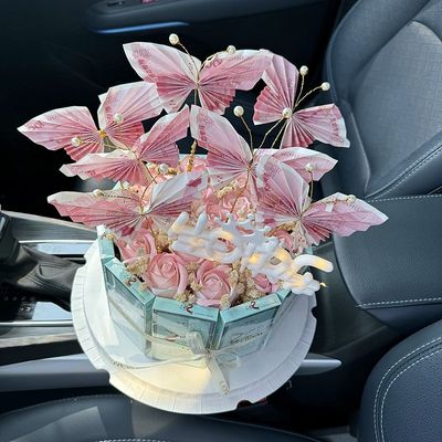 网红蝴蝶有钱花手工diy礼盒材料情人节礼物生日送男友烟盒礼盒