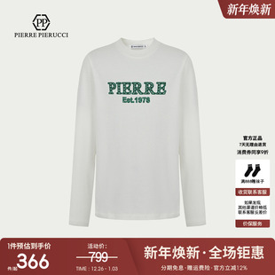 PP意大利轻奢男装 价 2024秋冬季 新款 T恤刺绣工艺纯棉 长袖 秒杀