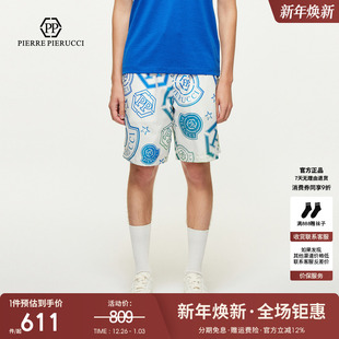 2025夏季 潮流五分裤 新款 字母印花休闲短裤 男 花版 PP意大利轻奢男装