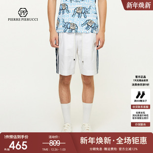 PIERRE 五分裤 PIERUCCIPP意大利轻奢男装 潮流短裤 子 25春夏新款