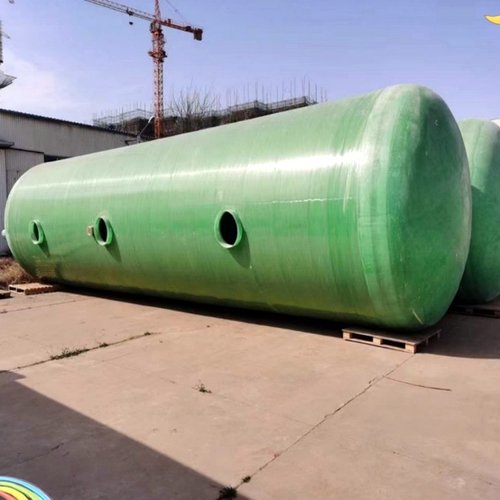 玻璃钢化粪池100立方成品化粪桶消防水罐缠绕隔油池沉淀池虹吸罐