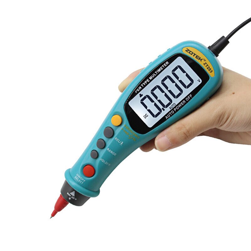 ZOYI众仪ZT-203数字数显高精度笔式万用表微型自动迷你袖珍表电容