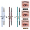 01# black + 02 # brown + 03 # light coffee shape very fine eyebrow pencil