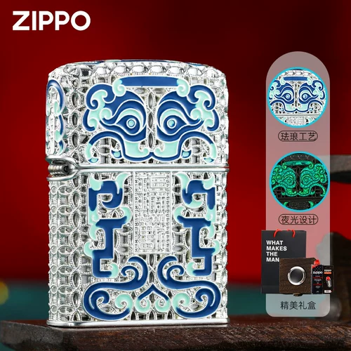 Оригинальная зажигалка, инкрустация камня, мужская ветрозащитная эмаль, тонкое плетение, делается под заказ