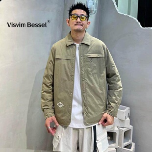 VISVIM BESSEL飞行夹克男复古改良日系休闲宽松翻领冲锋衣外套