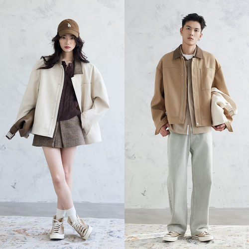 VISVIM SHINY日系翻领简约外套男士春秋新款户外宽松休闲上衣夹克