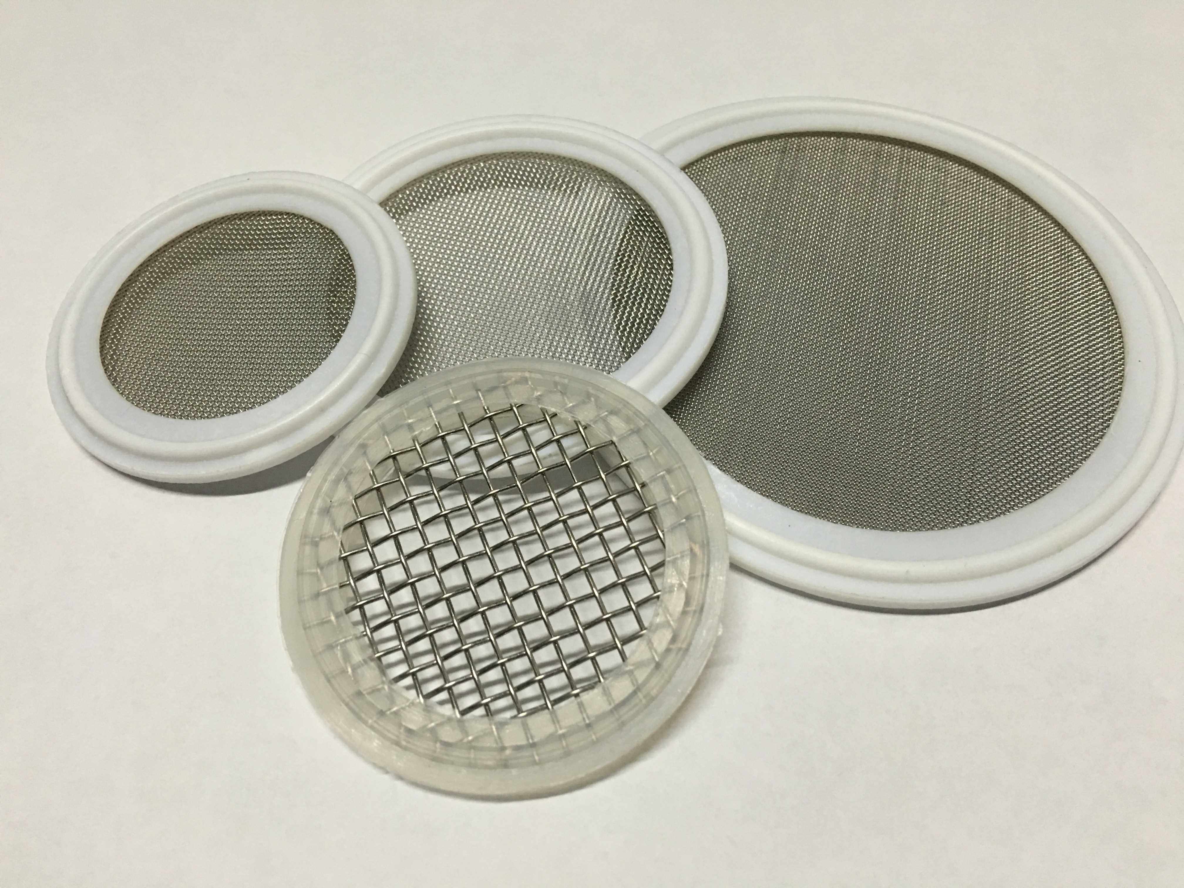 新品新品食品级四氟快装卡箍卫生级不锈钢过滤网垫圈密封圈垫片接