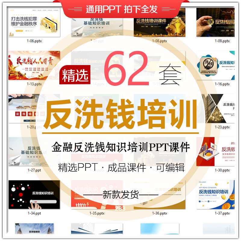 反洗钱基础知识培训课件PPT模板金融银行保险反洗钱案例分析ppt