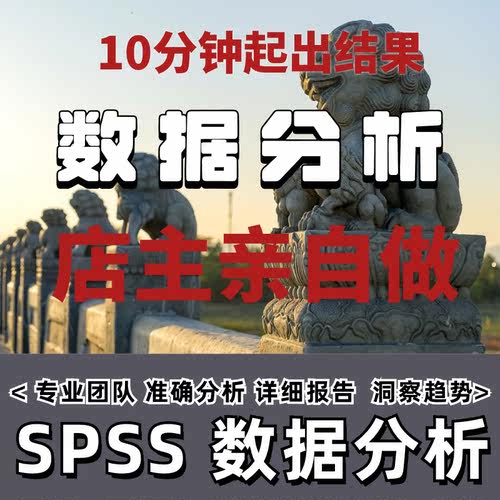 SPSS数据分析 SPSS数据代分析 问卷分析 实证分析 代 问卷设计