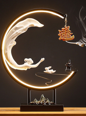 高端电视柜摆件新中式