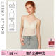 DPLAYSWEET法式 性感白色精致蕾丝吊带背心上衣舒适女士美背内搭