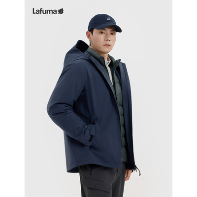 LAFUMA戈尔GORE-TEX防风防水冲锋衣三合一男羽绒内胆外套