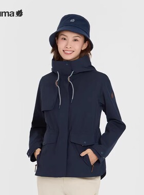 LAFUMA乐飞叶户外防水冲锋衣女士夹克防风防雨徒步外套LFJA5AS60