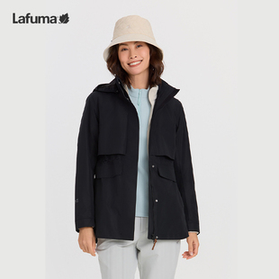 LAFUMA乐飞叶户外秋冬女士防风防水三合一冲锋衣内里抓绒保暖外套