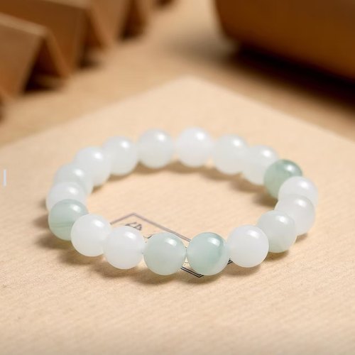 授时手串天山翠冰飘花卡10手串