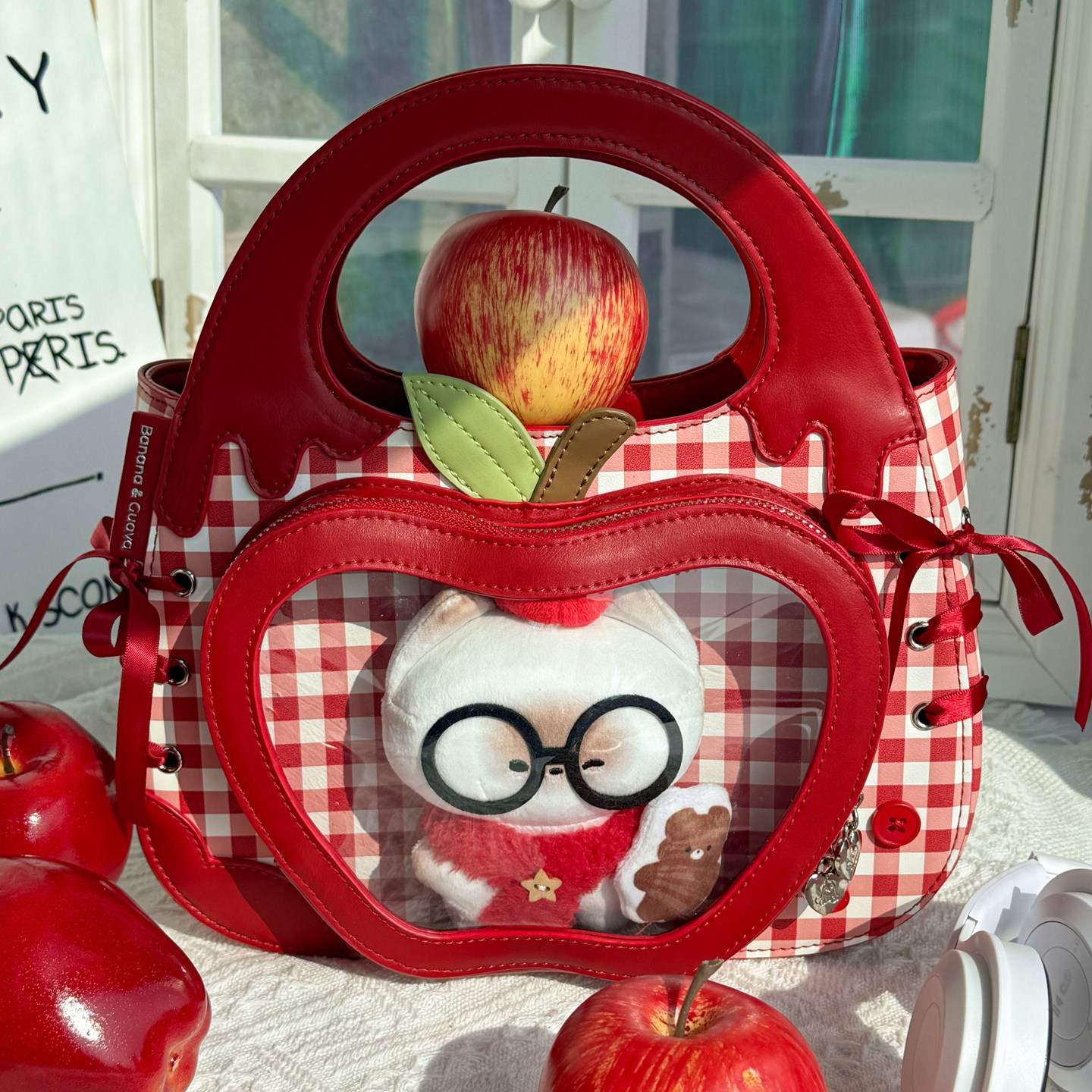 【尾款链接】苹果痛可拆卸肩带香蕉家原创学生韩系通勤大容量痛包,箱包皮具/热销女包/男包,痛包,淘宝优惠券,粉丝福利购,淘宝优惠卷