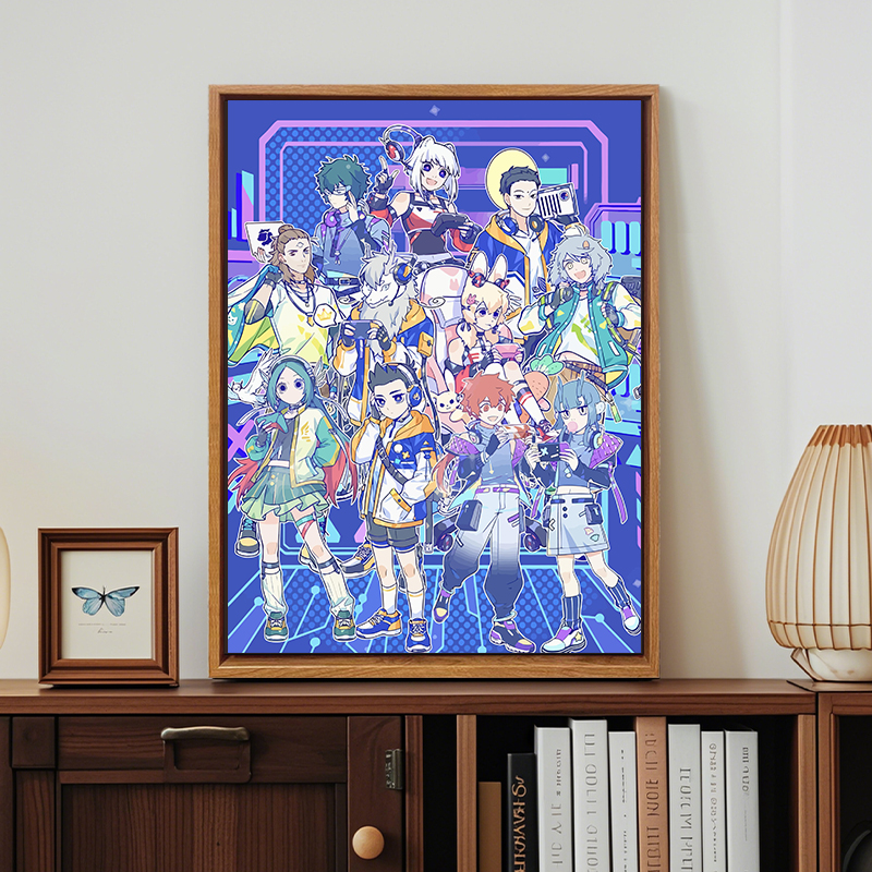 2025新款非人哉數字油畫DIY