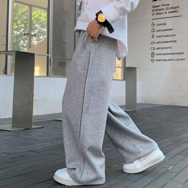 男童裤子秋装宽松百搭儿童马裤婴儿宝宝拼接设计感休闲裤女童