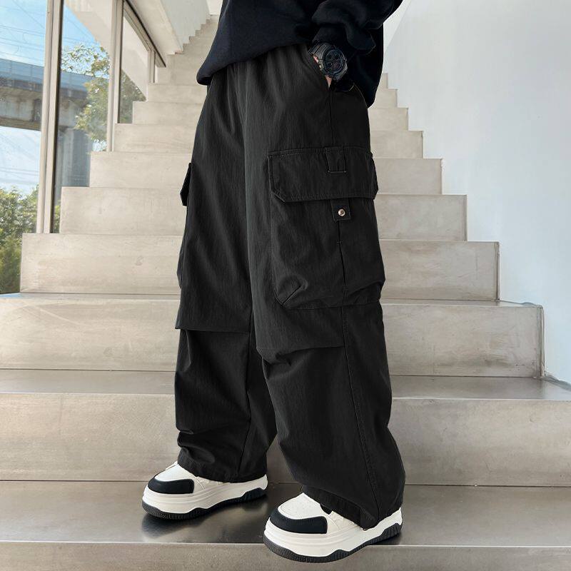 儿童装男童夏装工装裤子2025新款春秋夏款休闲薄款夏季大童防蚊裤