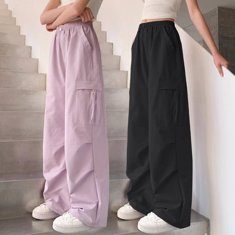 女童夏装工装裤2026新款儿童装夏季大童休闲裤薄款女孩直筒裤子夏