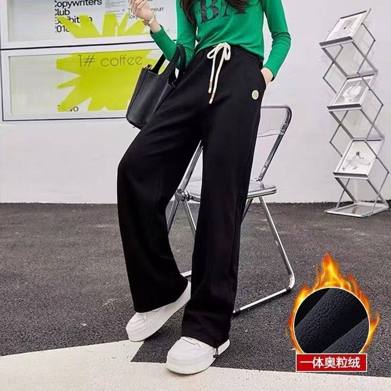 女童阔腿裤2025春秋新款外穿百搭加绒直筒裤女学生冬季儿童休闲裤,童装/婴儿装/亲子装,裤子,淘宝优惠券,粉丝福利购,淘宝优惠卷