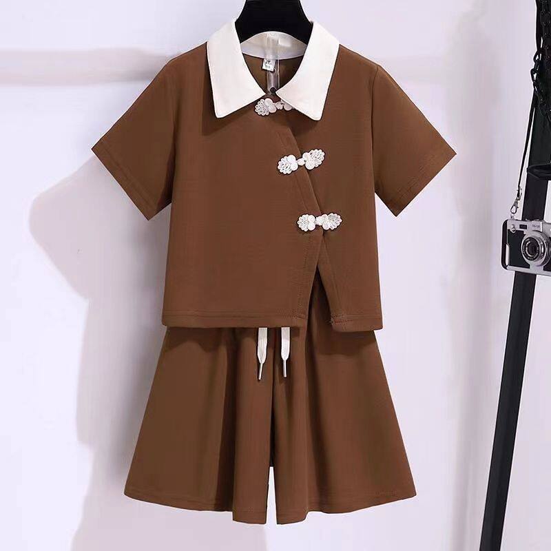 全棉质量套装夏季儿童装短裤两件套速干篮球服夏装中大童薄款衣服