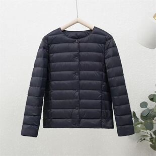 波斯橙官方旗舰店2024新款轻薄羽绒服女保暖内胆短款大码修身时尚