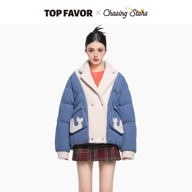 TOP FAVOR【南极之旅】明星同款 羽绒服冬季加厚女装宽松外套 女装/女士精品 羽绒服 原图主图