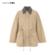 卡其色可收腰猎装 wana try巴恩风休闲重工百搭夹克2025新品 外套女