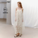 优雅气质吊带裙女 新品 wana try白露杏飘渺仙气吊带连衣裙2025夏季