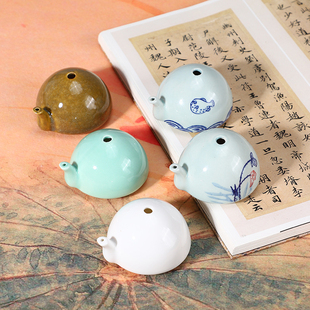 景德镇陶瓷砚滴文房四宝水滴磨墨条书法书画国画研墨汁砚台滴水器