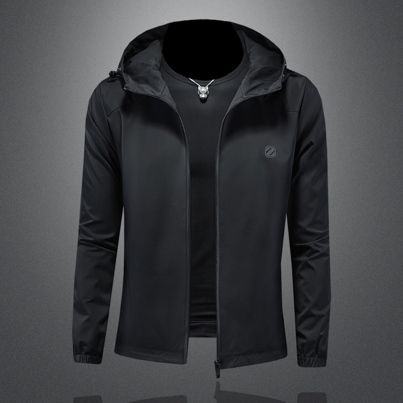 2024秋季连帽外套男青年潮流潮牌帅气上衣透气男装夹克8423-P155，商品下架区商品下架区，电商D316