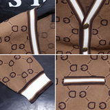 2024秋冬网红同款男士v领韩版外套精神开衫针织衫6510-P145，商品下架区，电商D316