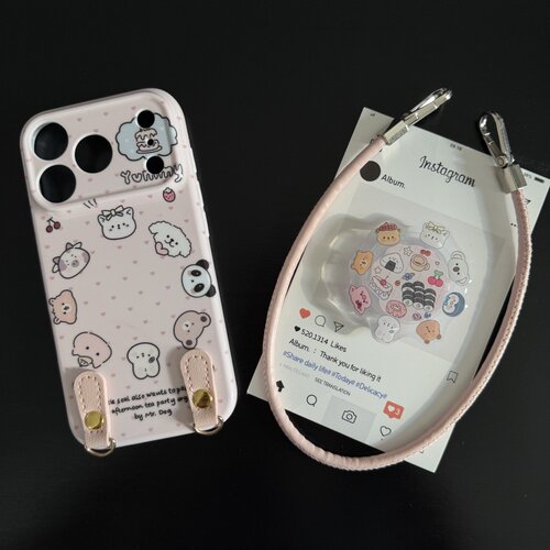 野餐小动物适用苹果17promax菲林手机壳iPhone16全包软壳华为P80小米VIVOX300荣耀一加OPPO韩版ins风保护套