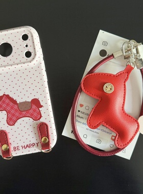 格纹小马适用苹果17promax菲林手机壳iPhone16全包软壳华为P80小米VIVOX300荣耀一加OPPO韩版ins风保护套好运